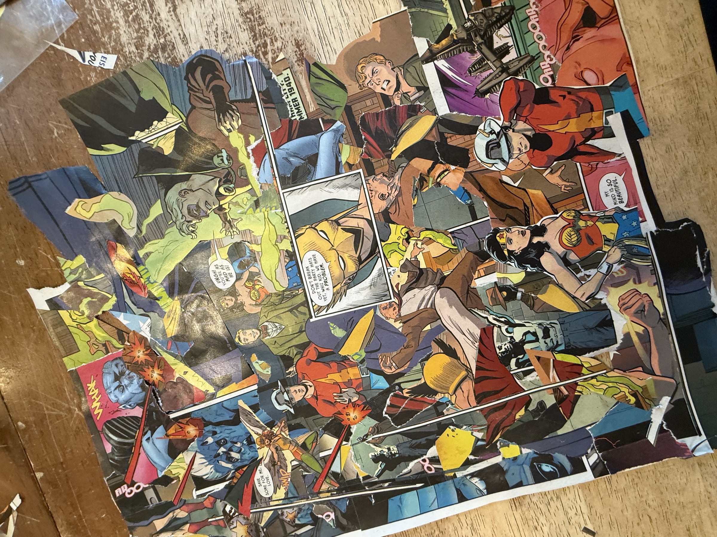 Process-stage view emphasizing extraction marks and edge behavior.