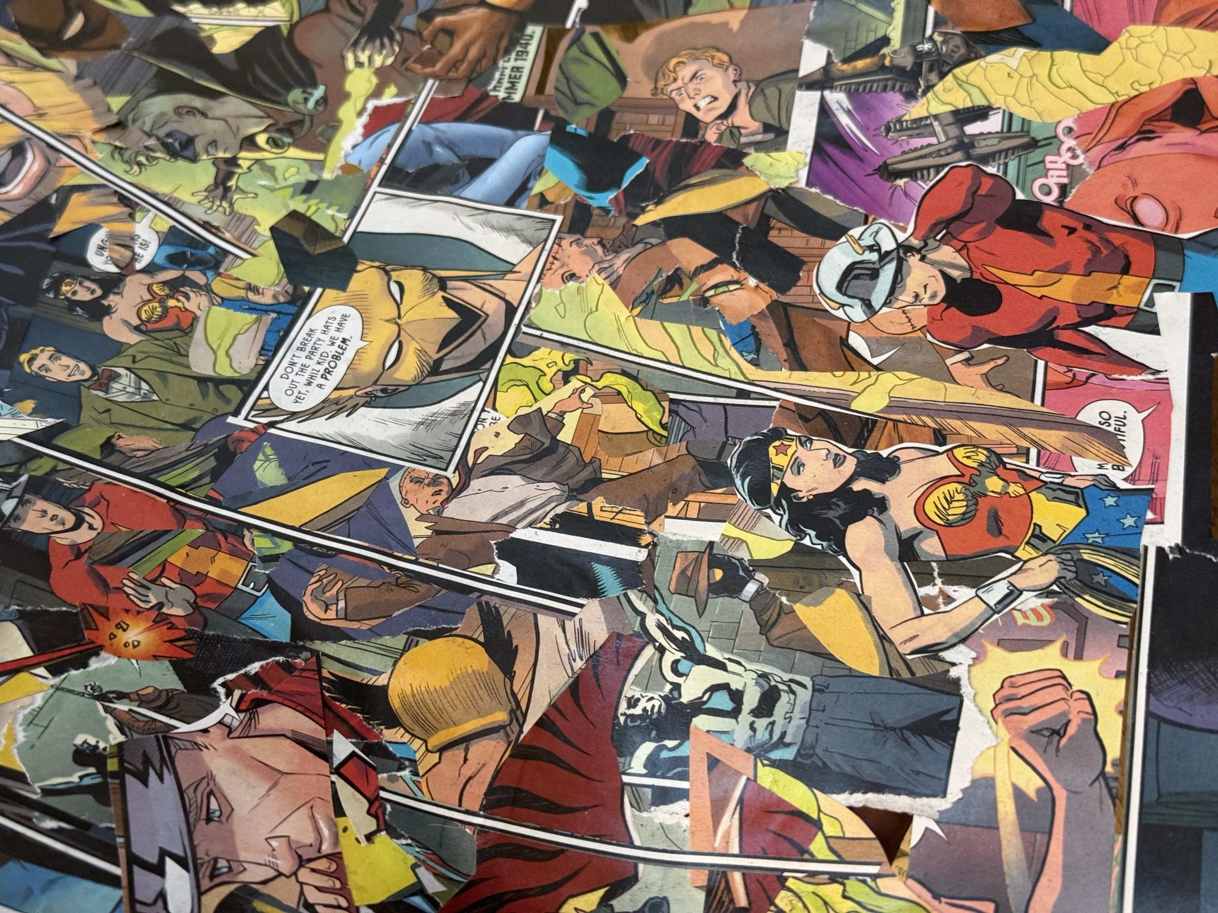 Process image documenting dimensional edge behavior and shadow lines.