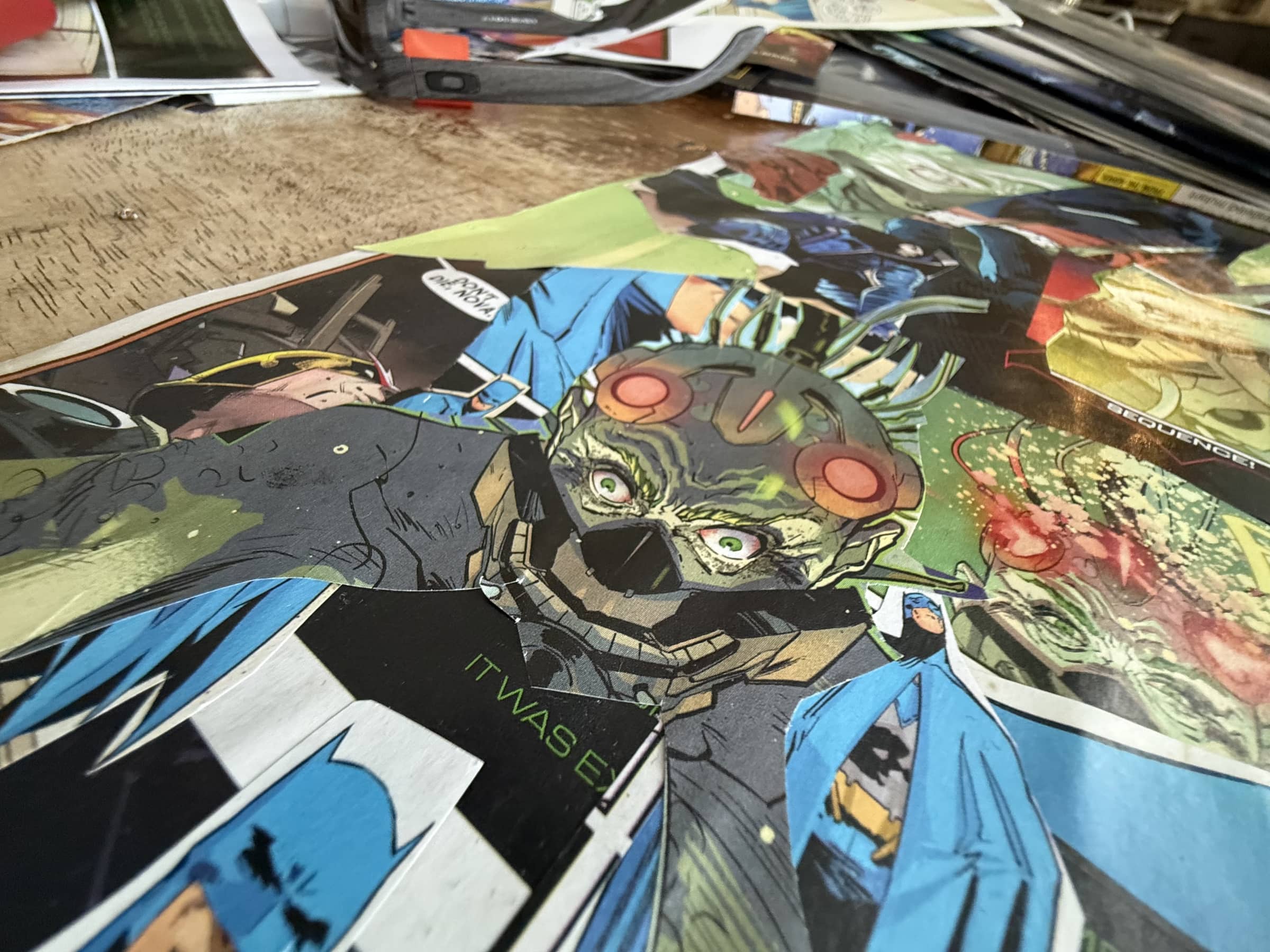 Detail view from the Return of the Joker session.